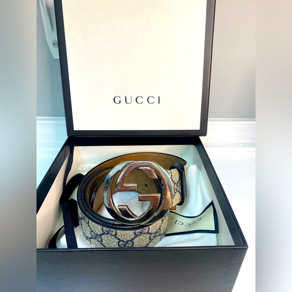 Gucci GG Supreme Belt Size 40 - Picture 1 of 5